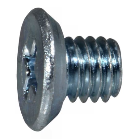 Midwest Fastener #10-32 x 1/4 in Phillips Flat Machine Screw, Zinc Plated Steel, 100 PK 53720